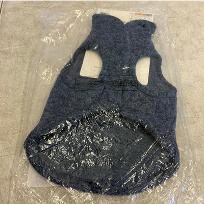 Koolaburra by UGG Pet Flannery Half Zip Dog Vest - 12-13" Collar, Blue - Small