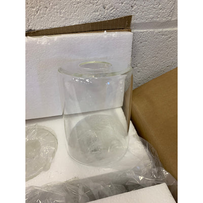 Vanity Light Fixtures 5-Light Industrial Bathroom Vanity Lights with Clear Glass