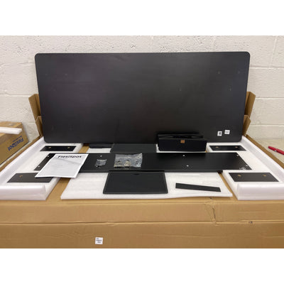 TOP ONLY FLEXISPOT Standing Desk Top w Drawers Solid 1-Piece 55"x28" Black