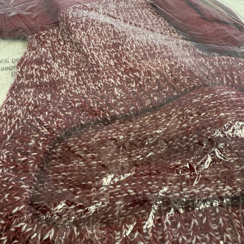 Koolaburra by UGG Pet Leroy Knitted Hoodie Dog Sweater- 12-13" Collar, Red Small