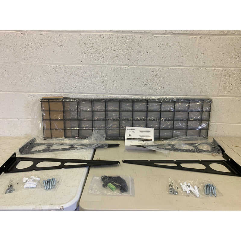 FLEXIMOUNTS 2-Pack Floating Wall Shelf Garage Storage  2x4ft 24-inch-by-48-inch