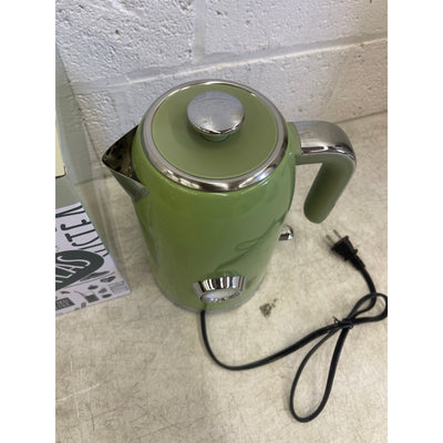 SUSTEAS Electric Kettle 57oz Hot Tea Kettle Water Boiler w Thermometer - Green