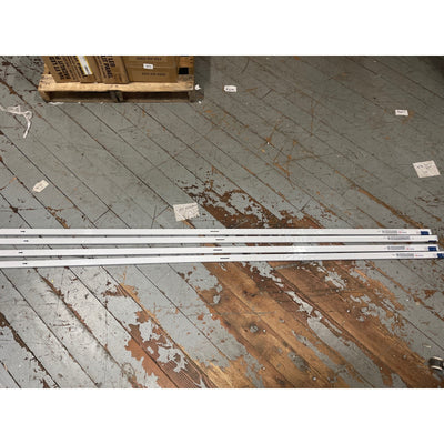 Lot of 4 Lithonia Lighting Track Lighting Sticks 8' Matte White Linear Track