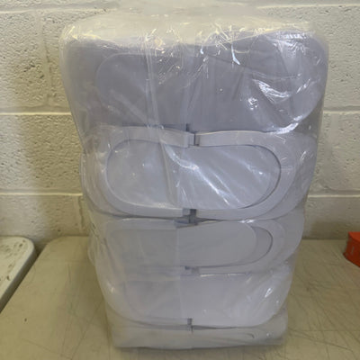 240-Pairs Geyoga Disposable Foam Pedicure Slippers, Spa Sandals- White