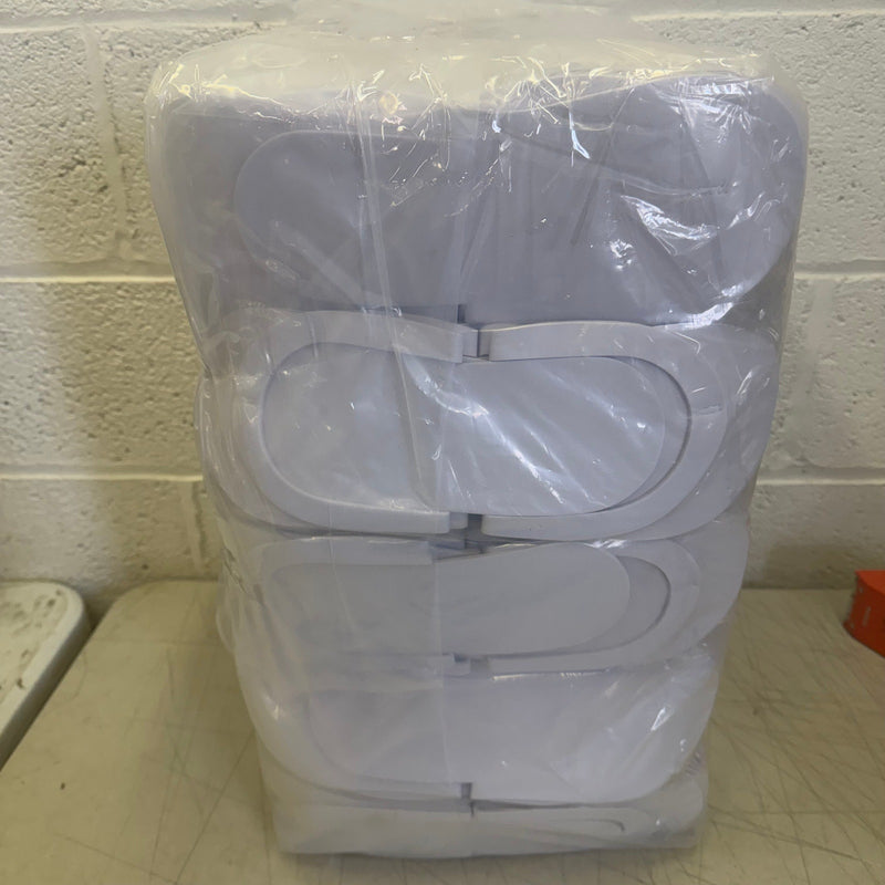 240-Pairs Geyoga Disposable Foam Pedicure Slippers, Spa Sandals- White