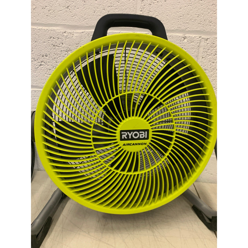 RYOBI ONE+ 18V Cordless Hybrid WHISPER SERIES 14 in. Air Cannon Fan (FAN ONLY)