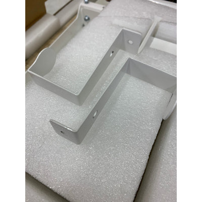 FLEXISPOT Electric Standing Adjustable Desk 48" x 24" Brown/White MISSING SCREWS