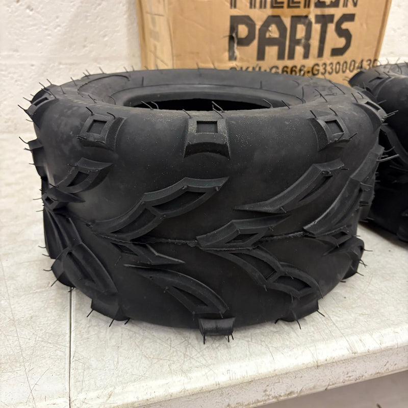 2-PACK Million Parts 16x8-7 ATV Tires Go-Kart Mini Bike Tires 4Ply Tubeless