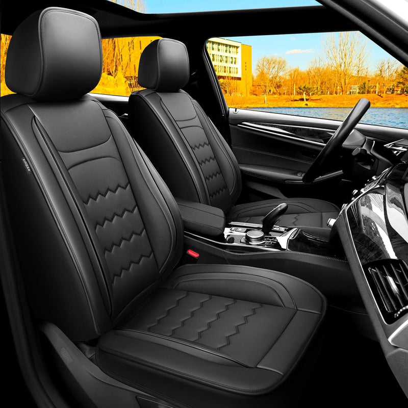 PearlBoat Car Seat Covers, Compatible with Honda Accord 2013-2025 (Black)