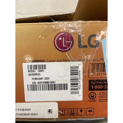 LG 2.0 ch. Soundbar with Bluetooth Streaming, Dolby Audio 40W - SKM1 NO REMOTE