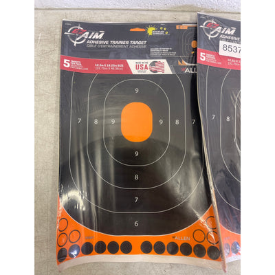 2-Packs-of-5 Allen Company EZ Aim Splash Reactive Adhesive Paper Shooting