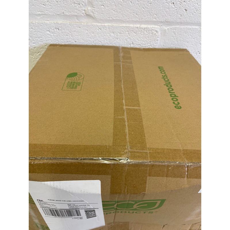 Eco-Products 24 oz. White Compostable Sugarcane Coupe Bowl - 400/Case epbl24c