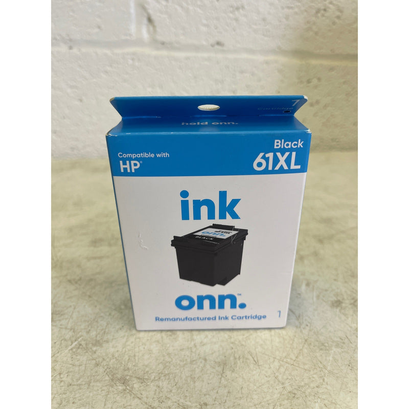 onn. Remanufactured Ink Cartridge, HP 61XL Black