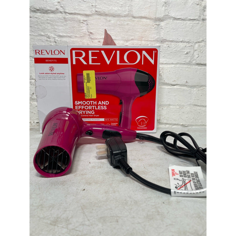 Revlon Frizz Control Hair Dryer 1875 Watt 3 Heat/Speed Settings, Corded Electric