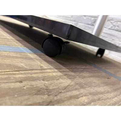 Coffee Table 39.5" L x 20" H x 20" W TV Stand, with LED Light & Remote Black