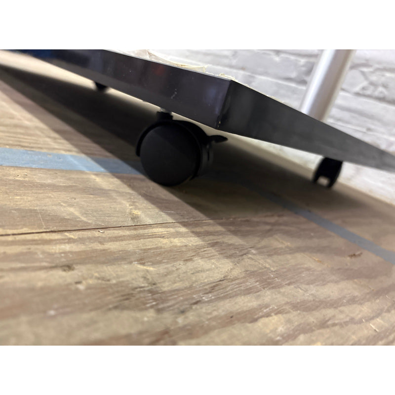 Coffee Table 39.5" L x 20" H x 20" W TV Stand, with LED Light & Remote Black