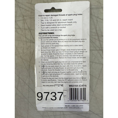 Performance Tool Comprehensive Spark Plug Rethread Kit 14mm Size - W83164