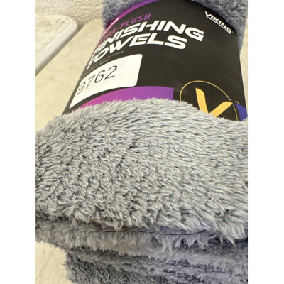 Viking Car Care Ultra Plush Finishing Microfiber Towels, 16" x 16", Pack of 6