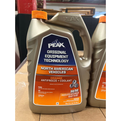 1-Gal PEAK Original Equipment Technology Antifreeze for North American Vehicles Orange