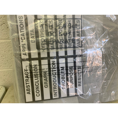 Set of 8 Trifold Poster Board Presentation Board Self Adhesive 35" x 44"