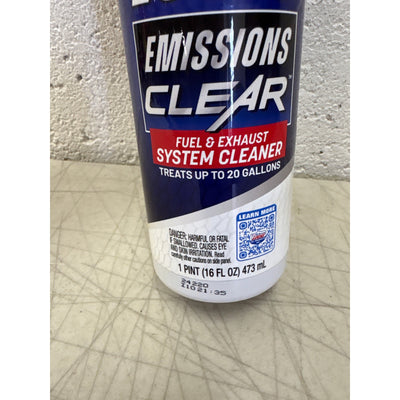 Lucas Oil, Emissions Clear Fuel & Exhaust Cleaner 1 Quart Treats 20 Gallons