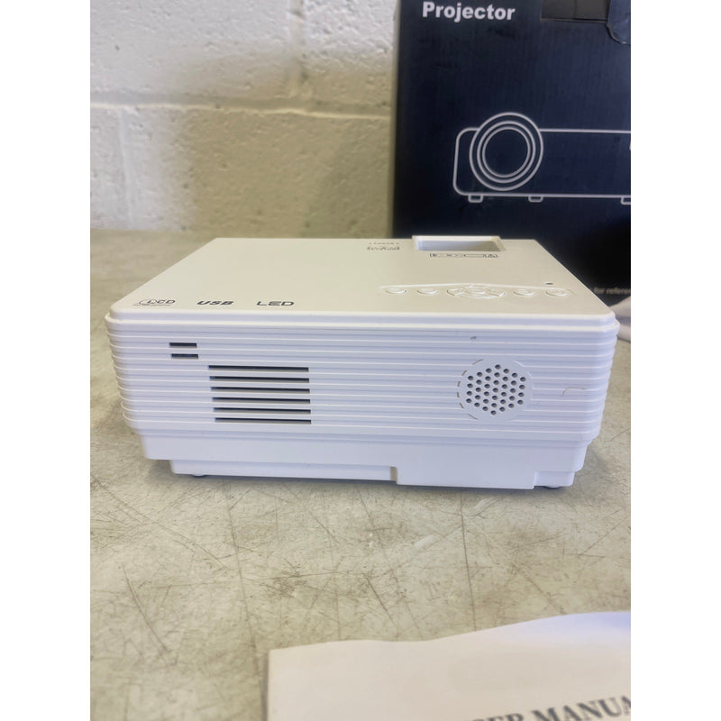 DR.J Professional Mini Projector w Bluetooth 5.2 & Screen 8000L HD 1080P Small