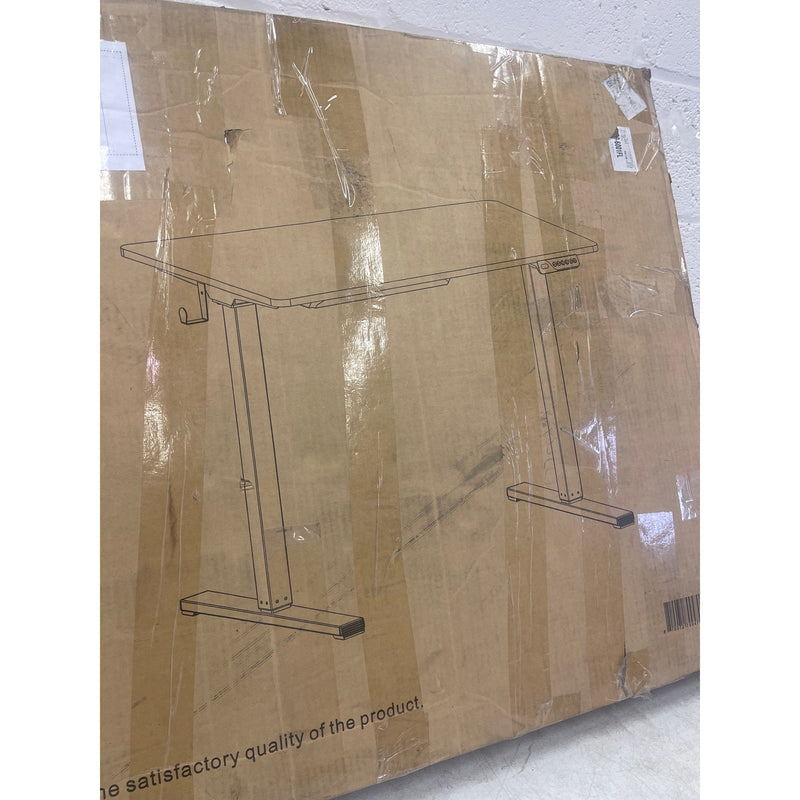 FLEXISPOT Standing Desk Quick Assembly Electric Adjustable 48" x 24" Brown/White
