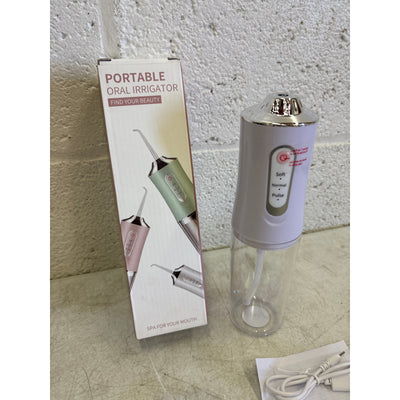 Portable Oral Irrigator Dental Water Flosser Mouth Spa, KRD-1948 - Pastel Purple