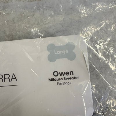 Koolaburra UGG Pet Owen Mildura Dog Sweater 17-18" Collar Abstract Stripes Large