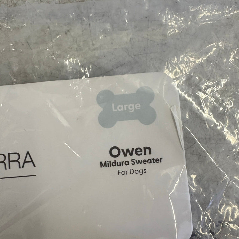 Koolaburra UGG Pet Owen Mildura Dog Sweater 17-18" Collar Abstract Stripes Large