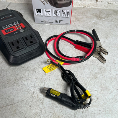 VECTOR 500W Power Inverter, Dual Power Inverter, Two USB Charging Ports