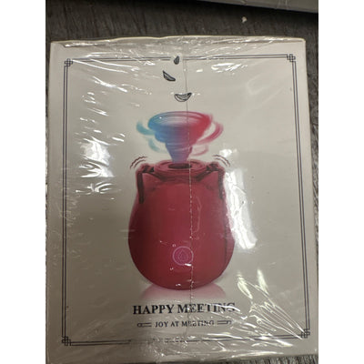Happy Meeting Joy at Meeting Rose Shaped Mini Massager for Women RED