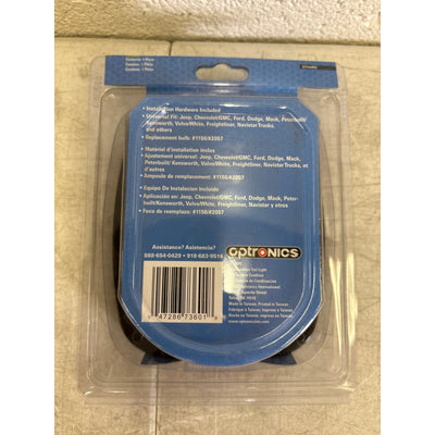 Optronics Oblong, Red, Combination Tail Light, Stud Mount, Hard Wired Connection