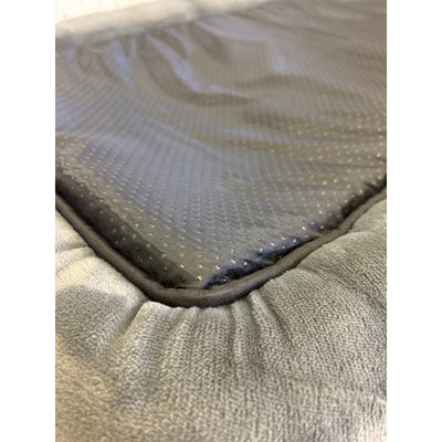 Koolaburra by Ugg Rectangle Dog Bed for Medium Size, 35"x23" Non-Slip, Soft Gray