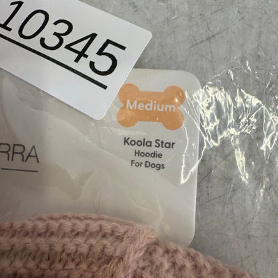 Koolaburra by UGG Pet Koola Star Hoodie Dog Jacket 15-16" Collar, Pink - Medium