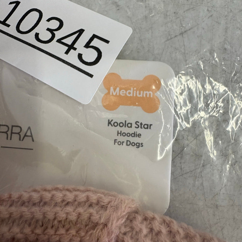 Koolaburra by UGG Pet Koola Star Hoodie Dog Jacket 15-16" Collar, Pink - Medium