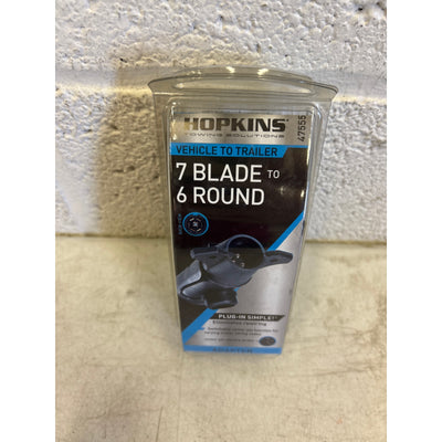 Hopkins 7 Blade to 6 Round Towing Adapter, CP Electric Brake - 47555