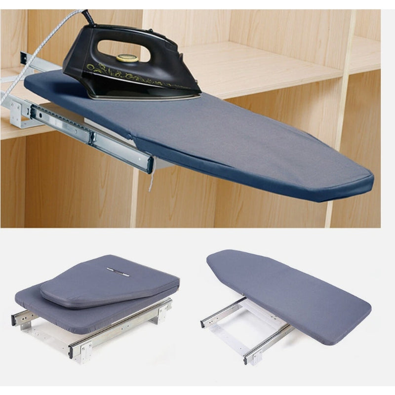 Chieacho Compact & Foldable Ironing Board w Smooth Sliding Suitable for Cabinets