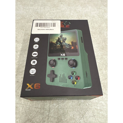 Handheld Game 3.5" IPS Screen Players Dual Joystick 1000+ Game Retro GBp - Black