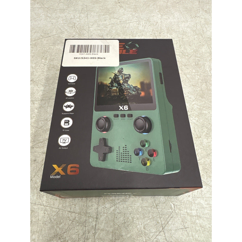 Handheld Game 3.5" IPS Screen Players Dual Joystick 1000+ Game Retro GBp - Black