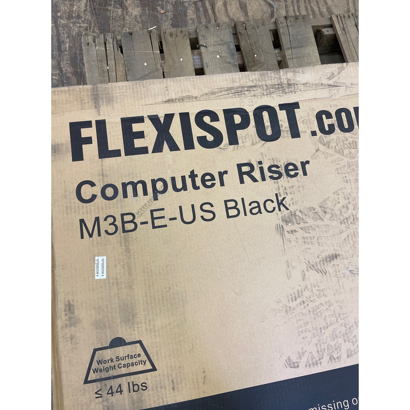 FlexiSpot Standing Desk - 47" Wide Platform with Quick Release Keyboard Black