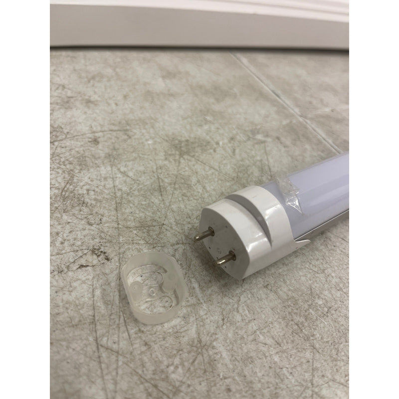 4-PACK JESLED Dual Row T8 LED Tube Light 4FT 24W Clear 3200Lm Double Ended Power