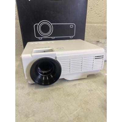 DR.J Professional Mini Projector w Bluetooth 5.2 & Screen, 8000L HD 1080P Small