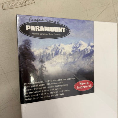 (Box of 3) Paramount Pro Gallery Wrap, 10"x30", 1-13/16 Deep, Stretched Canvas
