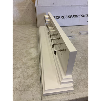 24" Medal Hanger Display Holder & Trophy Shelf w Hooks Wall Mount Wooden w Quote