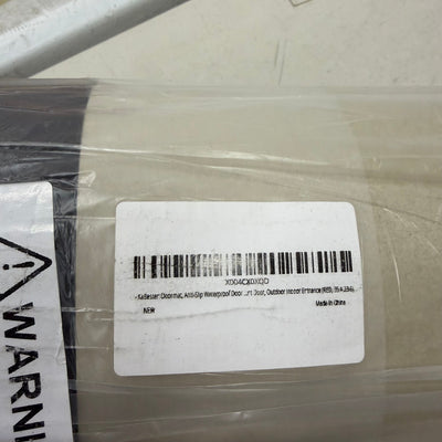 Mesh Doormat (35.4x23.6in) w/ Rubber Back: Anti-Slip, Indoor/Outdoor - Black