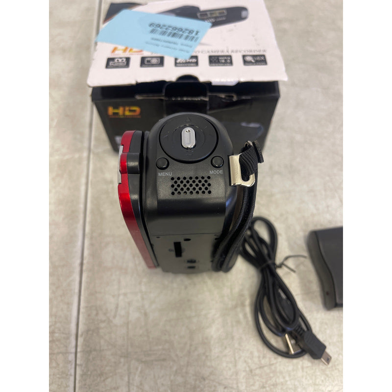iNOVA HD Digital Camcorder 2.7in Camera Recorder 270° Rotation 16X Zoom - RED