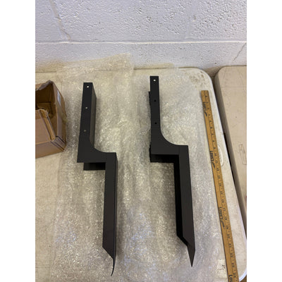 2-Pack Fence Post Repair Stakes Kit Heavy Duty Fence Post Repair Bracket Anchor