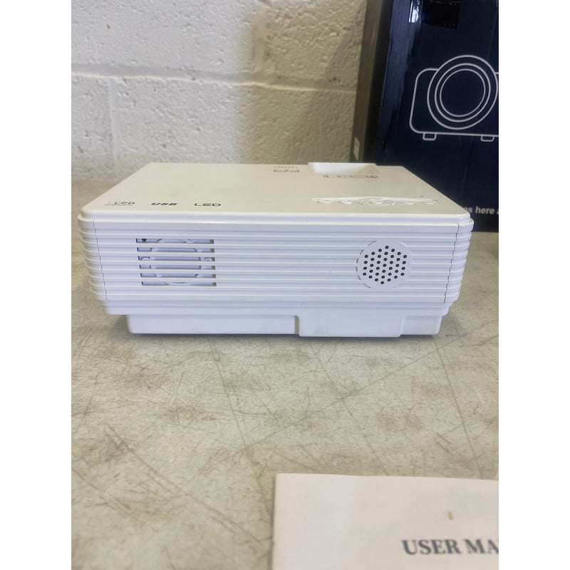 DR.J Professional Mini Projector with Screen Bluetooth 5.2 8000L HD 1080P Large