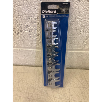 DieHard 8-Piece SAE Crowsfoot Wrench Set for Tight Spaces, Hand Tools DH50115